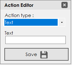 Tgmacro action type